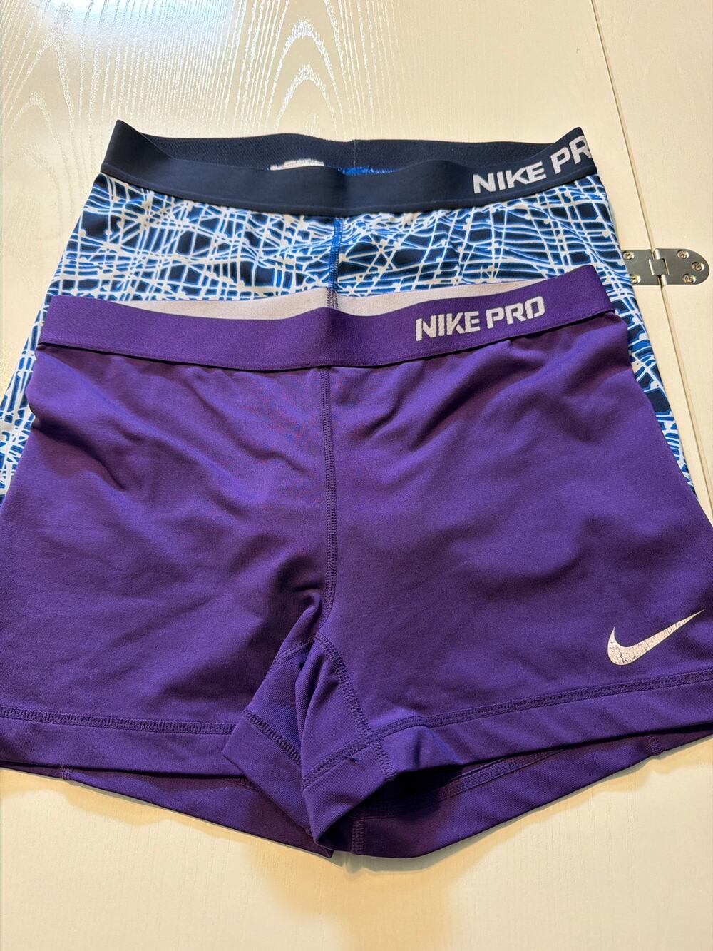 2 pairs of Large Nike Dri Fit sport shorts